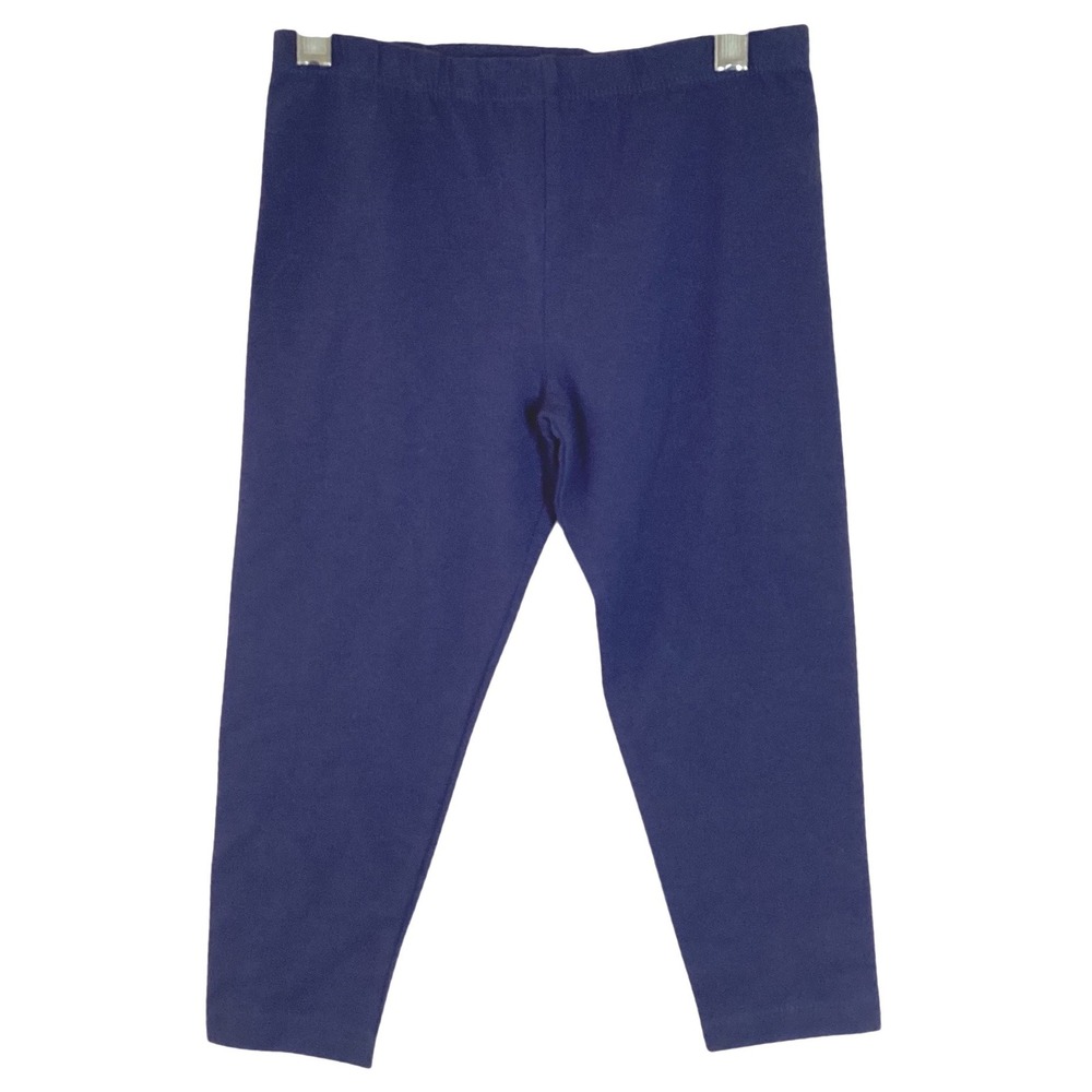 Mayoral Girl Navy Blue Leggings Kids Size 7 122cm Elastic‎ Waist Cropped Pants